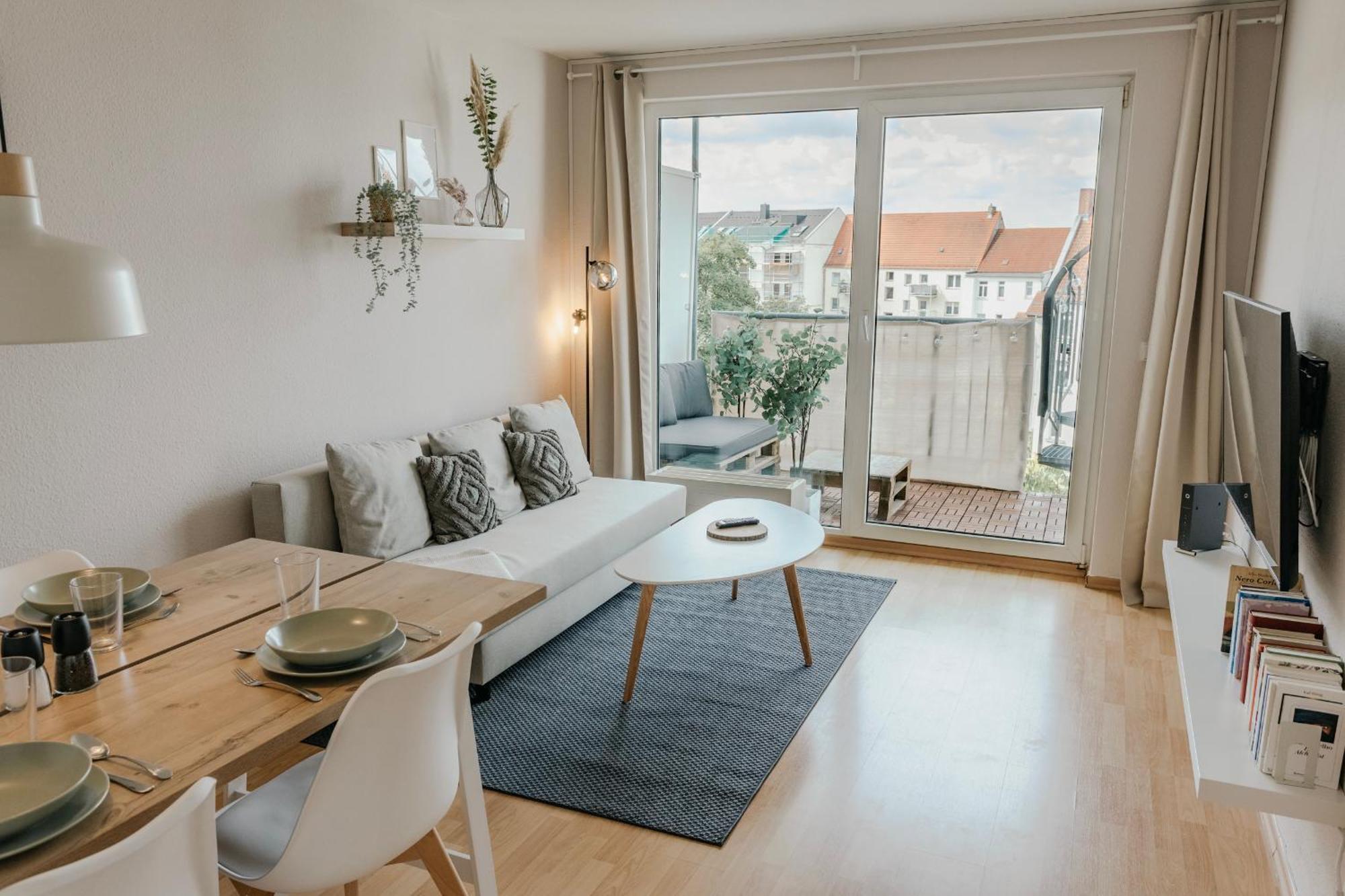 Traber Apartments 1 Sz Zentral Ruhig Balkon Leipzig Luaran gambar